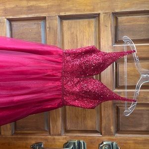 Red homecoming/short prom dress size XS